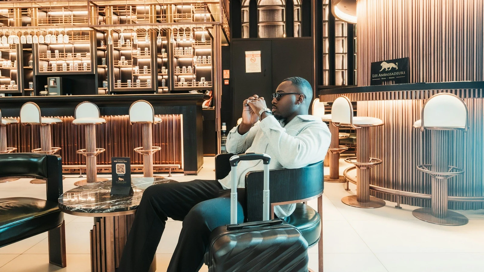 Dubai hotel lobby interior, independent operator context.